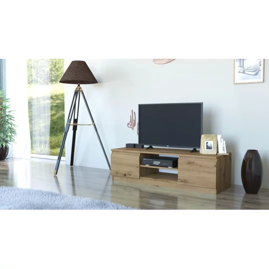 Szafka RTV MIRA 120x36 dąb artisan - Zdjęcie 3