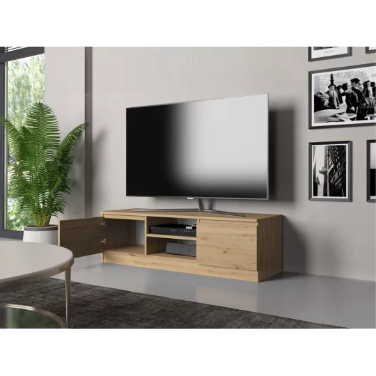 Szafka RTV MIRA 120x36 dąb artisan - Zdjęcie 7