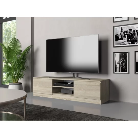 Szafka RTV MIRA 140x36 dąb sonoma - Zdjęcie 6