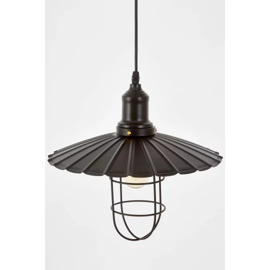 LAMPA WISZĄCA KINKIET LOFTOWY CZARNY LATARO W1					 - Zdjęcie 3