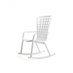 Fotel bujany NARDI FOLIO bianco/biały