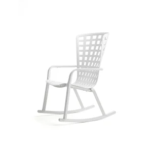 Fotel bujany NARDI FOLIO bianco/biały