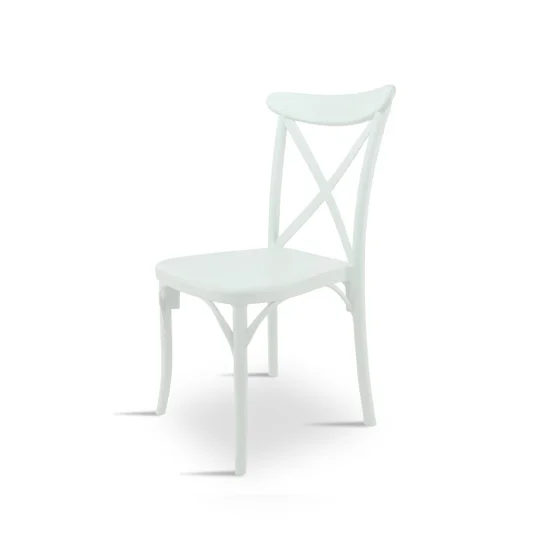Stół STEP biały + 2 krzesła CAPRI biały - Zdjęcie 2