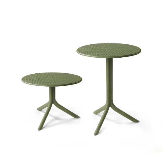 Stół STEP agave/zielony + 2 krzesła BORA agave/zielony - Zdjęcie 2