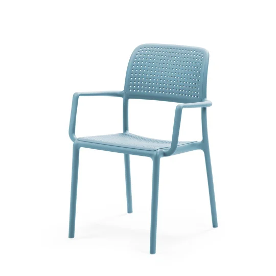 Stół STEP celeste/błękitny + 2 krzesła BORA celeste/błękitny - Zdjęcie 3