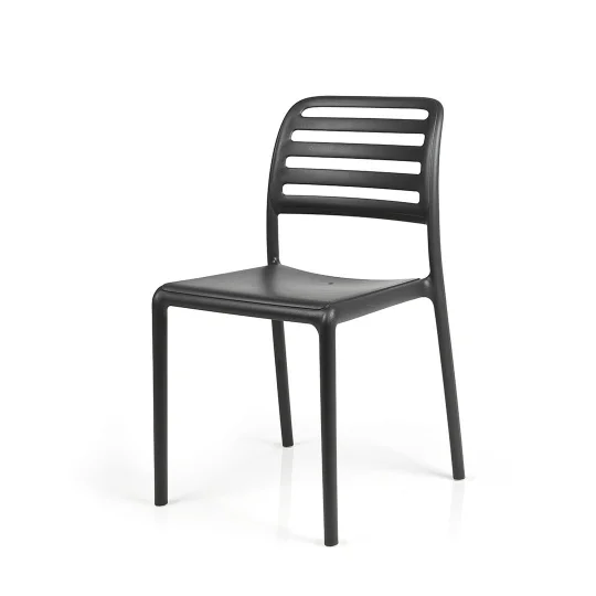 Stół STEP antracite/antracytowy + 2 krzesła COSTA BISTROT antracite/antracytowy - Zdjęcie 3
