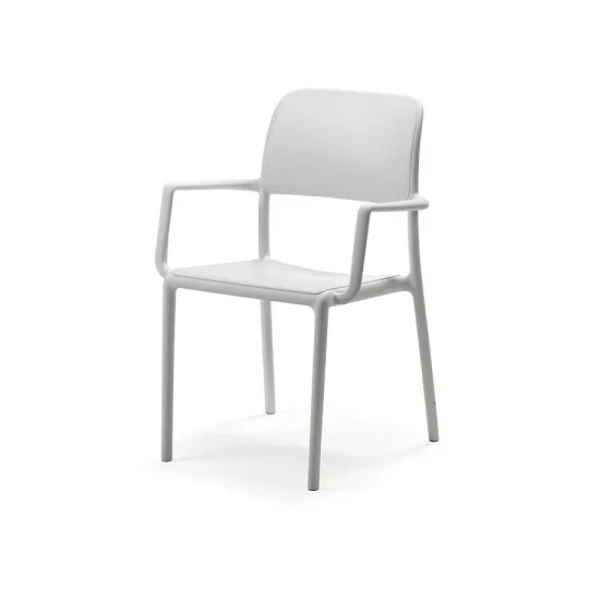 Stół STEP bianco/biały + 2 krzesła RIVA bianco/biały - Zdjęcie 3
