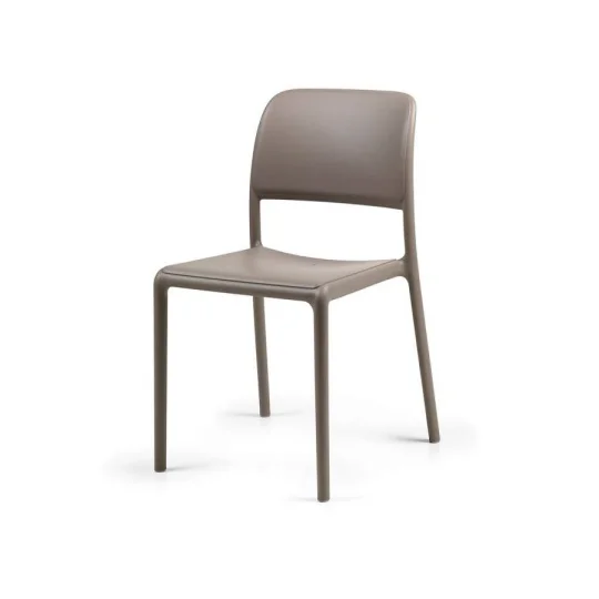 Stół STEP tortora/brązowy + 2 krzesła RIVA BISTROT tortora/brązowy - Zdjęcie 3