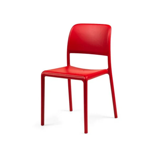 Stół STEP rosso/czerwony + 2 krzesła RIVA BISTROT rosso/czerwony - Zdjęcie 3