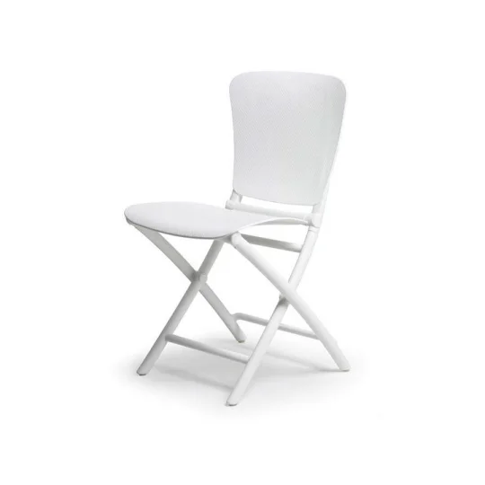 Stół STEP bianco/biały + 2 krzesła ZAC CLASSIC bianco/biały - Zdjęcie 3