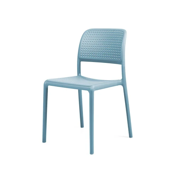 Stół SPRITZ celeste/błękitny + 2 krzesła BORA BISTROT celeste/błękitny - Zdjęcie 3