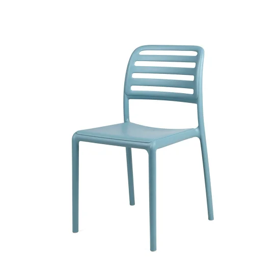 Stół SPRITZ celeste/błękitny + 2 krzesła COSTA BISTROT celeste/błękitny - Zdjęcie 3