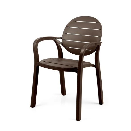 Stół SPRITZ ciemnobrązowy + 2 krzesła PALMA ciemnobrązowy - Zdjęcie 3