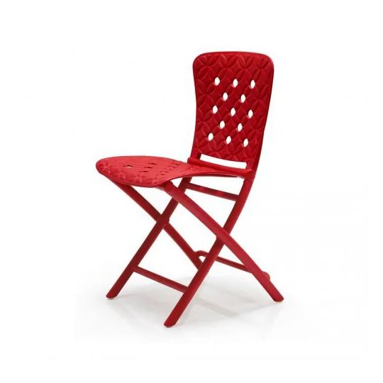 Stół SPRITZ rosso/czerwony + 2 krzesła ZAC SPRING rosso/czerwony - Zdjęcie 3