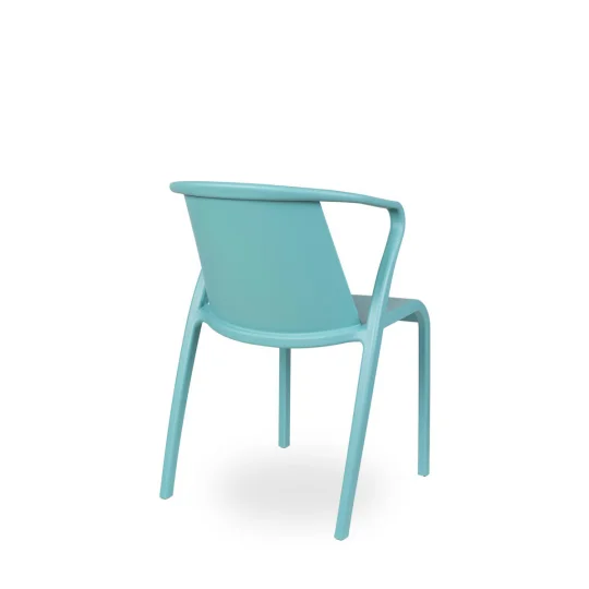 Stół Rodas 70 antracytowy + 4 krzesła FADO turkusowy - Zdjęcie 3