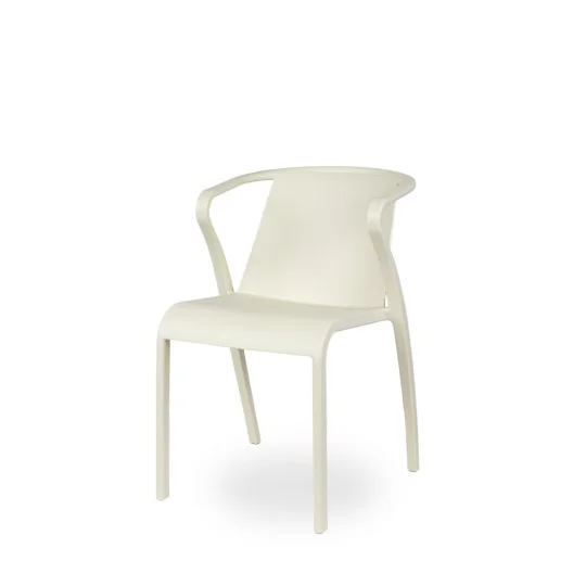 Stół Rodas 70 antracytowy + 4 krzesła FADO beżowy - Zdjęcie 3