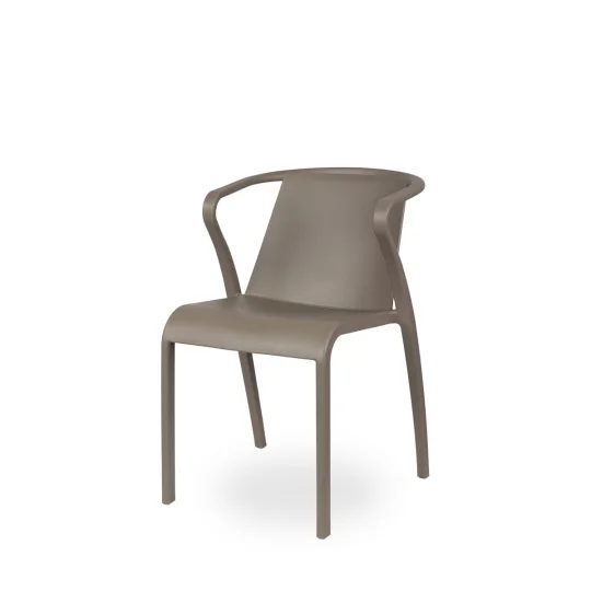 Stół Rodas 70 antracytowy + 4 krzesła FADO brązowy - Zdjęcie 2