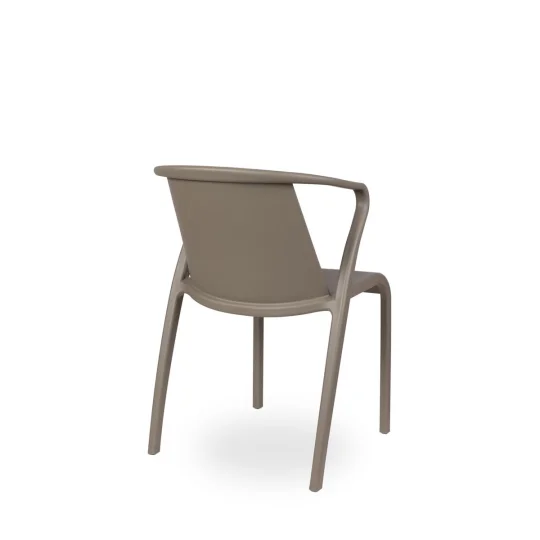 Stół Rodas 70 antracytowy + 4 krzesła FADO brązowy - Zdjęcie 3