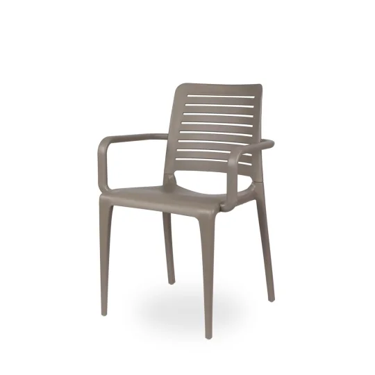 Stół Rodas 70 antracytowy + 4 krzesła PARK brązowy - Zdjęcie 2