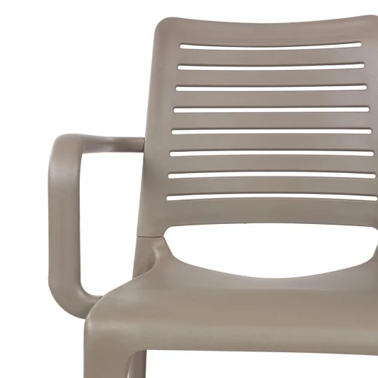 Stół Rodas 70 antracytowy + 4 krzesła PARK brązowy - Zdjęcie 4