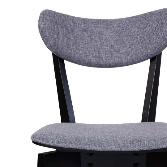 Stół RUBBO dębowy + 4 krzesła RUBBO szary - Zdjęcie 3