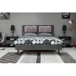 Capella CAPK01 Łóżko 180cm  + 2 szafki nocne CAPB02