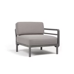 Fotel NARDI MAXIMO ELEMENTO TERMINALE DX/SX Szary