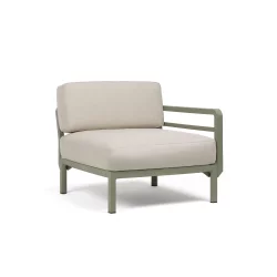 Fotel NARDI MAXIMO ELEMENTO TERMINALE DX/SX Zielony