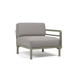 Fotel NARDI MAXIMO ELEMENTO TERMINALE DX/SX Szary