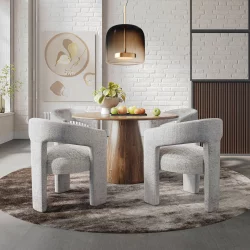 Avola AV2271-50 Stół 127cm + 4 krzesła Leith  LET71G