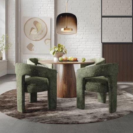 Avola AV2271-50 Stół 127cm + 4 krzesła Leith LET71O