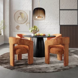 Avola AV2271-50B Stół 127cm + 4 krzesła Leith  LET71C