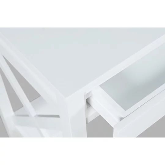 Zestaw - Avola AV2025-30W Biurko + Krzesło AV2025-340W - Zdjęcie 12
