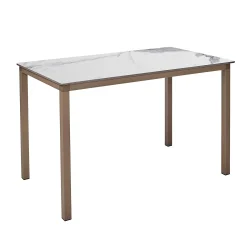 Stół Ezpeleta MONACO 120x80 Biały marmur
