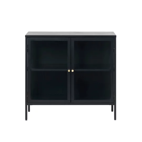 Komoda dwudrzwiowa CARMEL 85 czarna - Zdjęcie 2