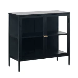 Komoda dwudrzwiowa CARMEL 85 czarna