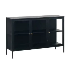 Komoda trzydrzwiowa CARMEL 85 czarna