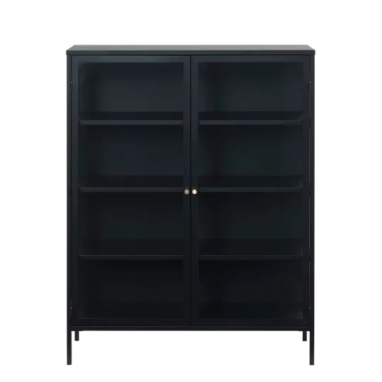 Witryna dwudrzwiowa CARMEL 140 czarna - Zdjęcie 2