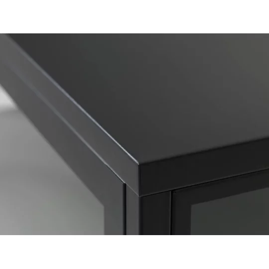 Witryna dwudrzwiowa CARMEL 140 czarna - Zdjęcie 6