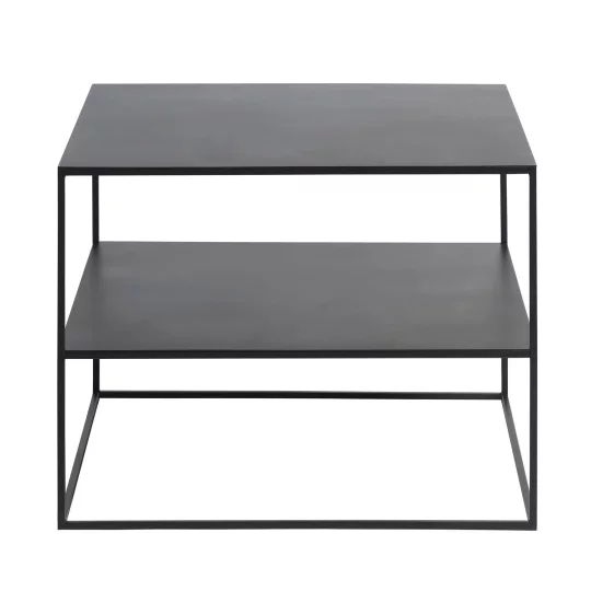 Stolik kawowy PEBBLE 65X65 czarny - Zdjęcie 2