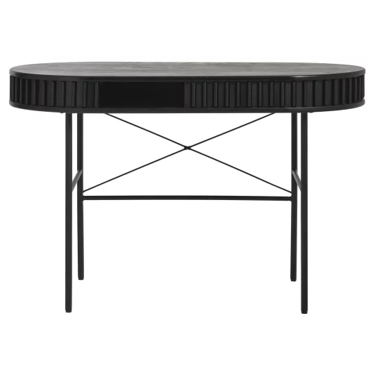 Biurko ryflowane SIENA 60x120 czarne - Zdjęcie 3