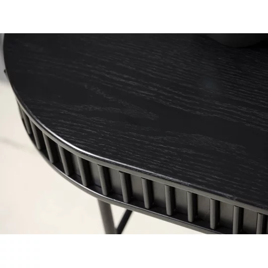 Biurko ryflowane SIENA 60x120 czarne - Zdjęcie 4