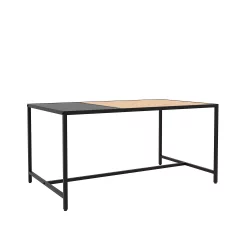 Stolik kawowy ALTINO 60x100 drewniany/czarny