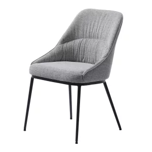 Krzesło tapicerowane MERIDIAN szare