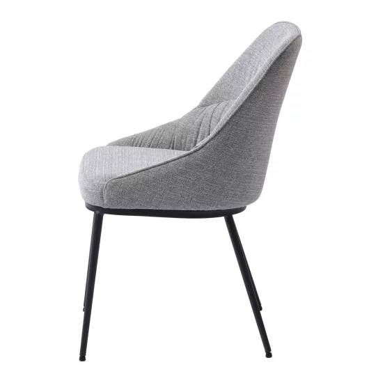 Krzesło tapicerowane MERIDIAN szare - Zdjęcie 3