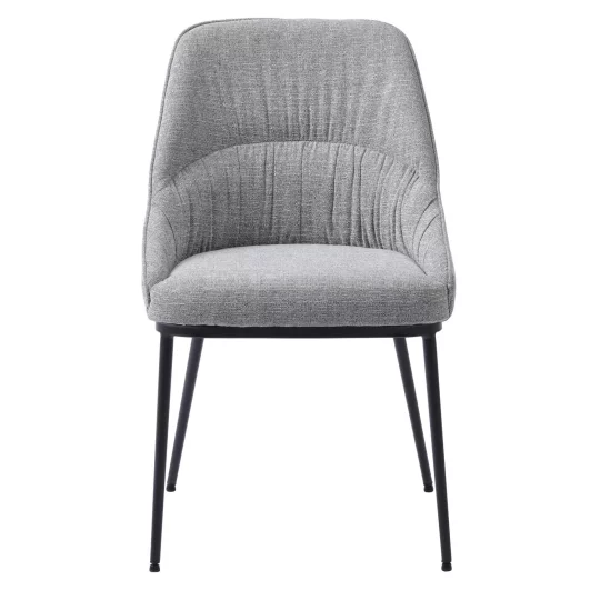 Krzesło tapicerowane MERIDIAN szare - Zdjęcie 2
