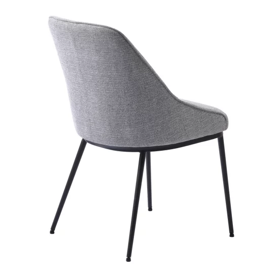 Krzesło tapicerowane MERIDIAN szare - Zdjęcie 4