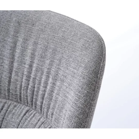 Krzesło tapicerowane MERIDIAN szare - Zdjęcie 6