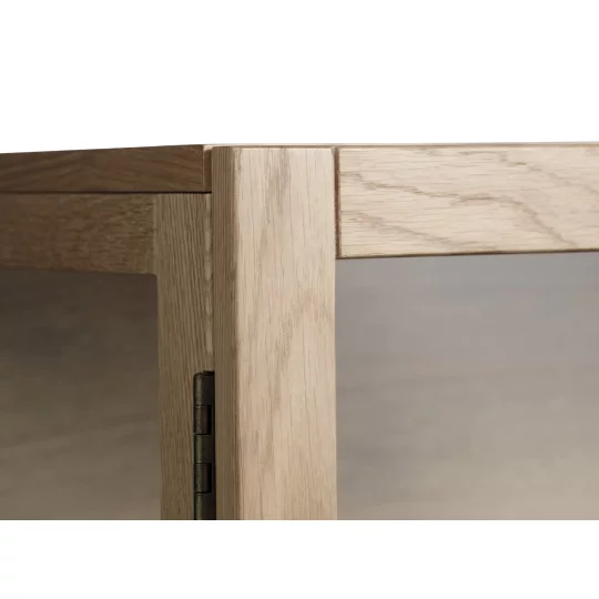 Witryna dwudrzwiowa ELBA 190 drewniana - Zdjęcie 7