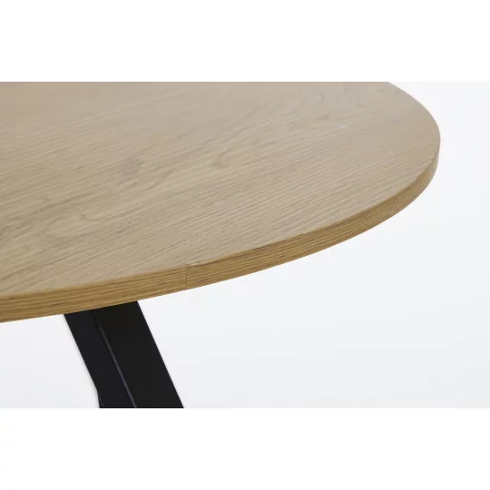 Stolik kawowy CESURA fi 80 drewniany - Zdjęcie 3